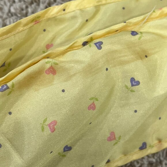 American Girl Bitty Baby Doll Yellow Pillow Bumper Ruffled Set - Picture 2 of 3